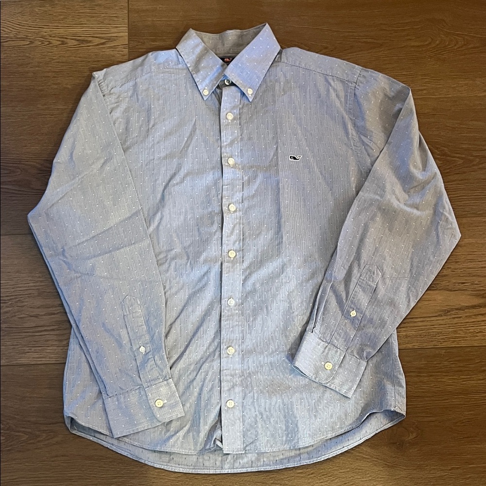 Vineyard Vines Light Blue Casual Button-Down Shirt